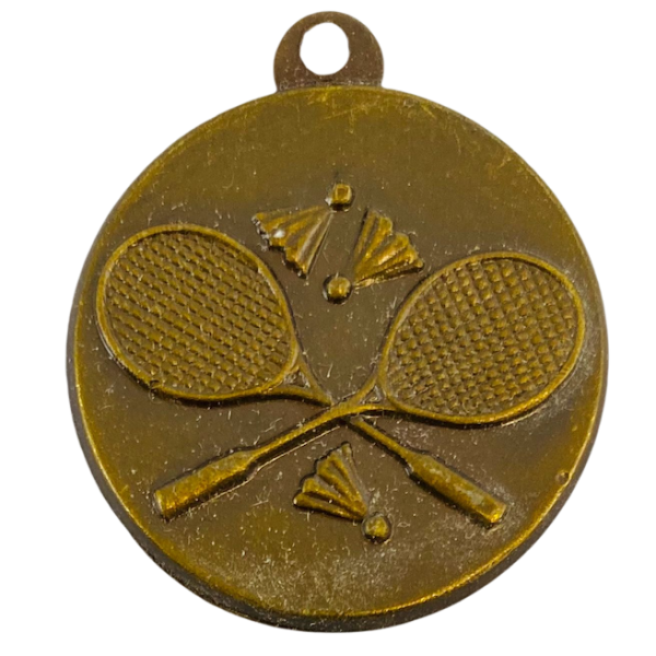 Medalj Badminton M3500 Retro - Bild 3