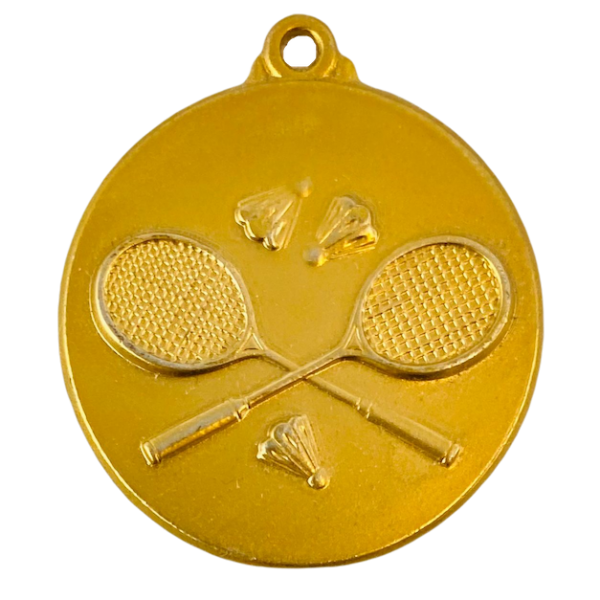 Medalj Badminton M3500 Retro